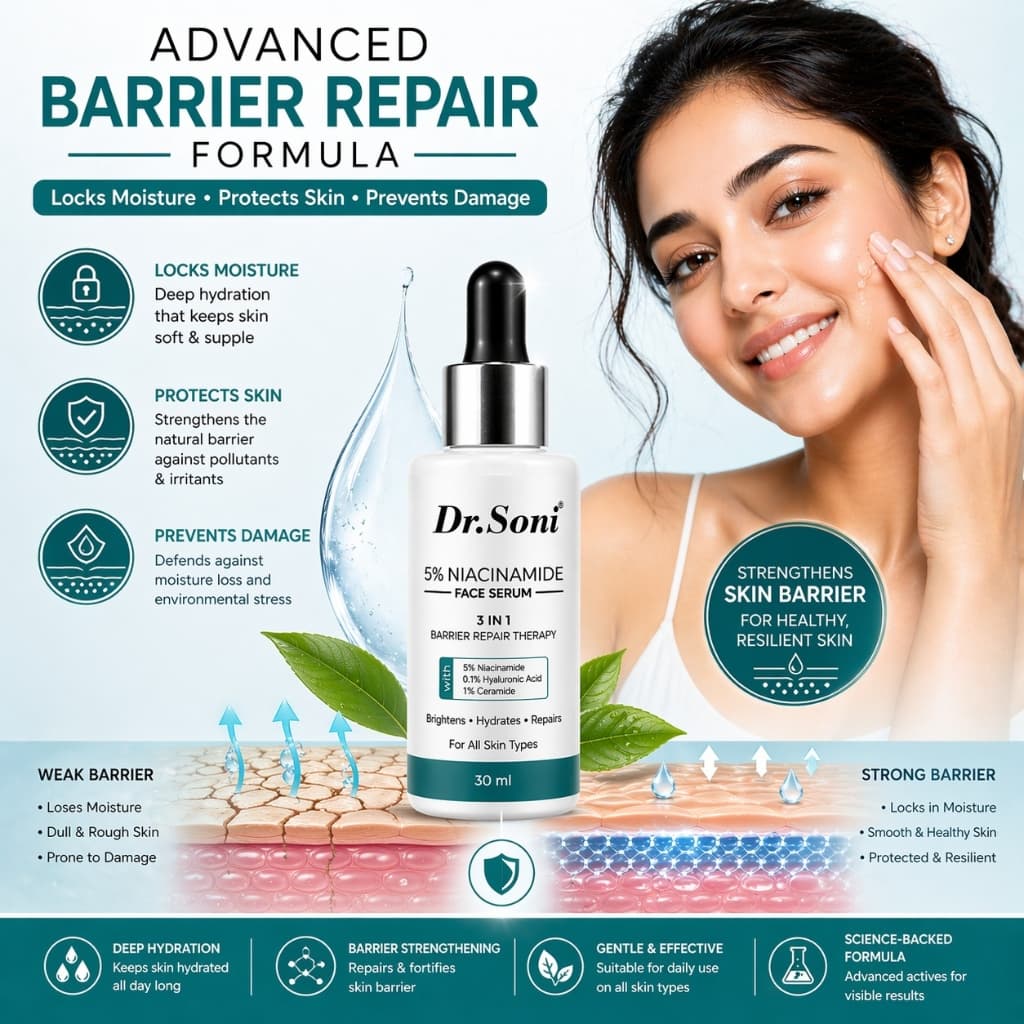 Advanced Barrier Repair Formula - Locks Moisture & Protects